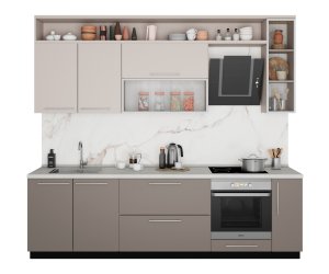 Кухонный Комплект Медовый Туман 12, прямой, размер 2700*